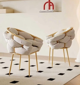 Nail Chair Light Luxury Premium Customer Chair Female Backrest Dressing Table Stool Cream Style Makeup Chair - Product Image 6