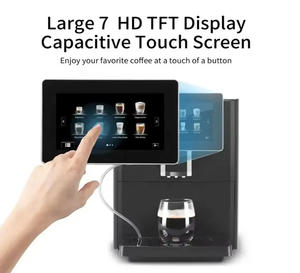 Automatic Stainless Steel Espresso Machine Household Coffee Machine 19bars Touch Screen 11 <b>Cups</b> Capacity for - Product Image 6