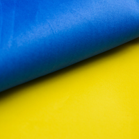 Drapeau ukrainien de haute qualité 3x5 pieds, couleurs vives, avec en-tête en toile à double couture résistante à la décoloration et matériau en aluminium durable