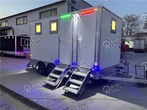 Baño público portátil móvil portátil de China Remolque de sitio de remolque de inodoro portátil de lujo - Product Image 3