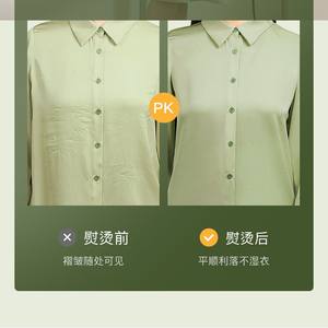 Vaporizador de Ropa Portátil AUX YD 658, Eliminador de Arrugas Eléctrico para el Hogar, Verde Oscuro - Product Image 4