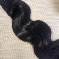 Vendor Rambut Manusia 100% Asli Grosir, Bundel Rambut Virgin Brasil 15A Raw Double Drawn Cuticle Aligned Body Wave