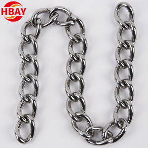 Hàn 304 316 thép không gỉ Pet Chuỗi liên kết kết thúc đồng bằng trang trí chuỗi - Product Image 1