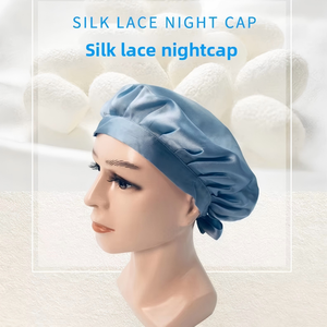 YYCAMA – Turban unisexe multi-usage en soie <span class=keywords><strong>de</strong></span> mûrier 100 %, élastique et ajustable, idéal pour dormir, la douche, le maquillage et les soins spa, toutes saisons - Product Image 2