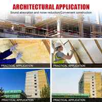 Lembaran Wol Batu Modern 25-200mm Tahan Api Tahan Panas Panel Dinding Interior Drywall Insulasi Mineral