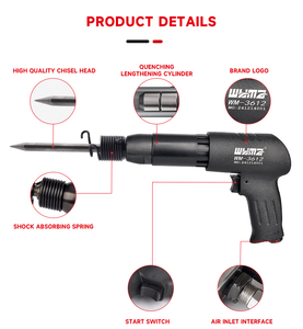 Wyma quân sự cấp độ bền 92mm đột quỵ không khí đục thiết bị kỹ thuật khí nén Jack búa cho xây dựng & Kỹ Thuật - Product Image 6