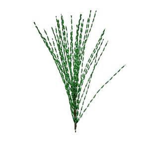 Rama con varillas retorcidas, color verde metálico, altura 85 cm - Product Image 1