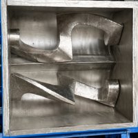 Malaxeur hydraulique à double lame Sigma pour usine d'argile artisanale, 500 L par lot, contrôle par écran tactile, machine à pétrir l'argile