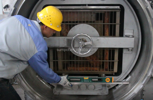 Autoclave industriel d'immersion dans l'eau avec système de rotation pour le traitement des aliments visqueux - Product Image 6