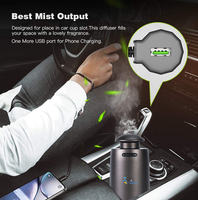 Diffuseur d'huiles essentielles USB à ultrasons pour voiture et salle de réunion, petit appareil pour huiles essentielles