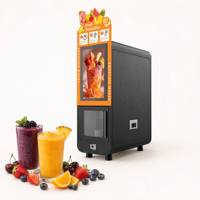 Máquina Expendedora de Smoothies de Acero Inoxidable, Pantalla Táctil Inteligente, Interfaz Personalizada con Logotipo ODM, Dispensador de Bebidas de Autoservicio, Electrolítico