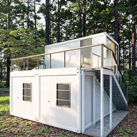 Maison préfabriquée moderne en acier, respirante, écologique et pliable, pour appartements, centres commerciaux, complexes hôteliers, hôtels, entrées, fermes, bureaux et bâtiments