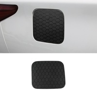 Bisel de la tapa del tanque de combustible de fibra de carbono mate, dimensiones personalizables, sin perforación, embellecedor protector antidecoloración para Infiniti Q50 Q50L