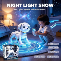 Robot chien télécommandé programmable, animal de compagnie électronique intelligent multifonctionnel, robot chien interactif éducatif dansant, cadeau pour enfants