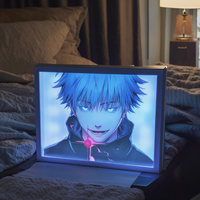 Lampe Anime Acrylique Personnalisée d'Usine pour Bureau, Boîte Lumineuse LED Acrylique Anime