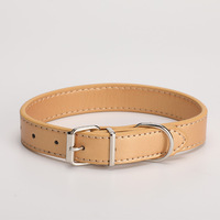 Collier pour chien et chat en cuir PU personnalisé, lumineux, rose, mignon, avec logo, porte-étiquette Air Tag pour l'entraînement et la promenade