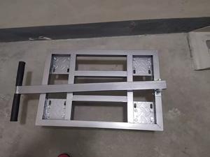 Carro negro de diseño libre Carro de mano de <span class=keywords><strong>4</strong></span> <span class=keywords><strong>ruedas</strong></span> de alta calidad Carro de plataforma plegable de plástico 300Kg - Product Image 6