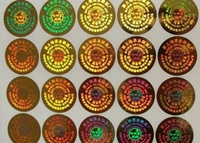 Hologramme d'autocollant d'étiquettes laser faisant la machine