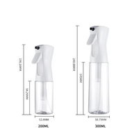 Pulvérisateur à gâchette haute pression en plastique PET de 200 ml et 300 ml, flacon pulvérisateur à mousse continue pour le nettoyage de la maison, emballage cosmétique