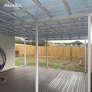 Toiture en polycarbonate, couverture <span class=keywords><strong>de</strong></span> patio, <span class=keywords><strong>auvent</strong></span> en aluminium pour <span class=keywords><strong>balcon</strong></span> extérieur - Product Image 5