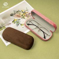 Nouveau boîtier optique rigide pour lunettes de lecture, boîtes à lunettes en velours, Logo personnalisé, marque, étuis à lunettes de soleil