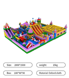 Equipo de Pista de Obstáculos Inflable Gigante para Niños, Campo Deportivo, <span class=keywords><strong>Castillo</strong></span> Inflable, Parque de Atracciones, Laberinto de PVC 2000x1500 - Product Image 4