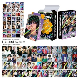 Set de 124 Tarjetas Láser Conmemorativas del 11º Aniversario de KPOP V RM <span class=keywords><strong>Jungkook</strong></span> <span class=keywords><strong>J</strong></span>-<span class=keywords><strong>Hope</strong></span>, Tarjetas Lomo Personales de Jimin Suga, Mini Pegatinas, Tarjetas de Felicitación para Fans - Product Image 4