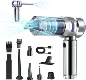 Motor sin escobillas de 3 engranajes, potente <span class=keywords><strong>Mini</strong></span> aspirador inalámbrico de mano para coche, aspirador portátil de succión fuerte - Product Image 1