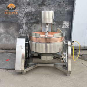 Marmite à confiture en cuivre, pot en cuivre pour la fabrication de bonbons - Artisanale, traditionnelle, distribution uniforme de la chaleur pour les confiseurs | Bouilloire à sucre en cuivre - Product Image 1