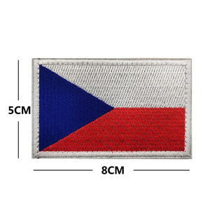 Toppe con <span class=keywords><strong>Bandiera</strong></span> Europea Ricamate su Entrambi i Lati, Rettangolari, per Borse Sportive da Esterno - Product Image 3