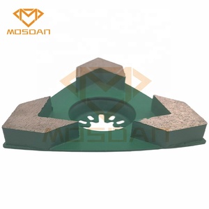 3 بوصة سهام مثلثة وسادة طحن مع قفل نجمي لجانب الزاوية - Product Image 5