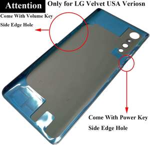 Для бархата G900VM G900TM Задняя стеклянная сменная крышка дверной панели 5G G900 T-мобильная версия задняя часть корпуса ремонтная часть для версии США - Product Image 6
