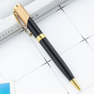 High Quality Custom Logo <b>Gold</b> and Black Metal Roller Ballpoint <b>Pen</b> Personalized Business Office Promotional <b>Pens</b> Perfect Gift - Product Image 3