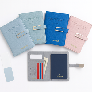 Ensemble de luxe personnalisé : Carnet de voyage, stylo, porte-passeport en cuir véritable, étiquette de bagage en aluminium – Idéal pour la remise de diplôme, le Nouvel An chinois et les occasions familiales - Product Image 2