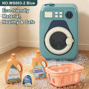 LEZA BABY <span class=keywords><strong>Giocattolo</strong></span> <span class=keywords><strong>Lavatrice</strong></span> Simulata Economica all'Ingrosso con Accessori per il Bucato per Bambini Piccoli - Product Image 6