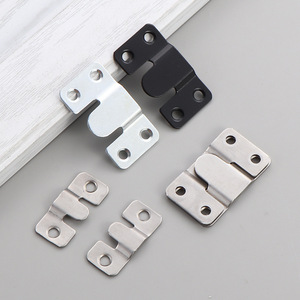 Hiện đại thép không gỉ hình dạng núi Khóa vô hình mẹ con kết nối ẩn cho <span class=keywords><strong>sofa</strong></span> khung hình ảnh đồ nội thất phần cứng - Product Image 3
