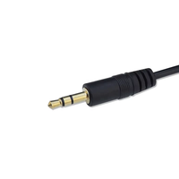 Câble audio stéréo plaqué or, mâle à mâle, angle droit, 3,5 mm TRS, pour voiture
