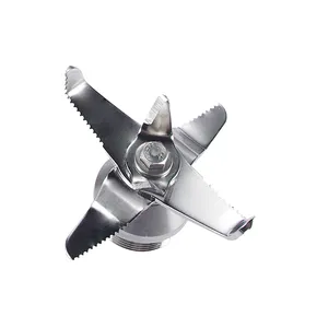 Bán Buôn Máy Xay Sinh Tố Cutter Blades Mixer Phụ Tùng 304 Thép Không Gỉ Thương Mại Mạnh Mẽ 6 Lá Lưỡi