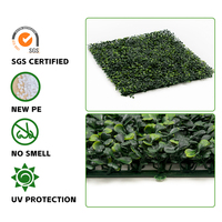 Panel de Césped Artificial al por Mayor, Protección UV, Planta Verde para Decoración de Interiores y Exteriores, Hogar y Jardín, 20x20 Pulgadas