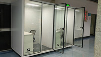 Bureau personnalisé Salle de Téléphone Mini Cabine Insonorisée Privé Parler Cabine d'Appel Mobile Pod de Travail Chant Studio de Lecture