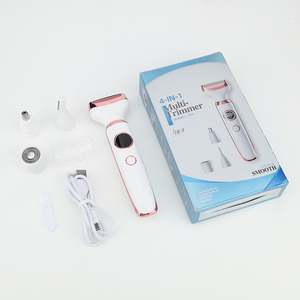 Nueva Afeitadora Eléctrica Resuxi 253 para Mujer, Recortadora de Bikini Portátil 4 en 1, Afeitadora Indolora para Cara, Piernas, Cejas, Nariz y Vello Corporal - Product Image 4