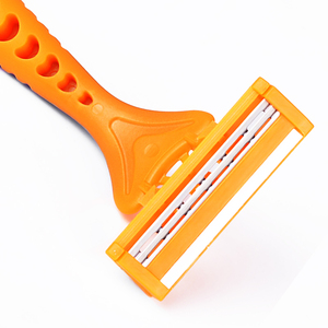 Rasoir <span class=keywords><strong>d</strong></span>épilatoire jetable à 3 lames pour femmes Rasoir sensible avec vitamine E et aloès - Product Image 5