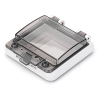 Boîtier en plastique transparent étanche IP67 ignifuge à 4 voies 100 x 85 x 30 mm pour électronique