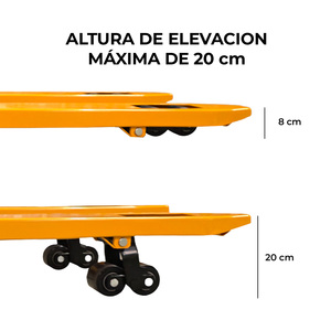 Carrello Elevatore da Magazzino con Ruote in Poliuretano 2,5 T. - Product Image 5