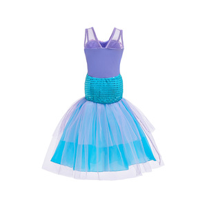 Nuovo Design sirena Costume da bagno con parrucca multicolore sirena principessa in maschera per bambini ragazze sirena <span class=keywords><strong>coda</strong></span> costumi da bagno per l'estate - Product Image 2