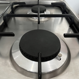 Cuisinière à gaz autonome 5 brûleurs avec four en verre trempé pour cuisine et boulangerie, à vendre - Product Image 4