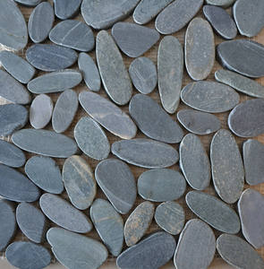 Colorato pietra di ciottoli naturali pavimentazioni 30x30cm ciottoli all'ingrosso adatto per fare un passo lungo cortili all'aperto e giardini passerelle - Product Image 4