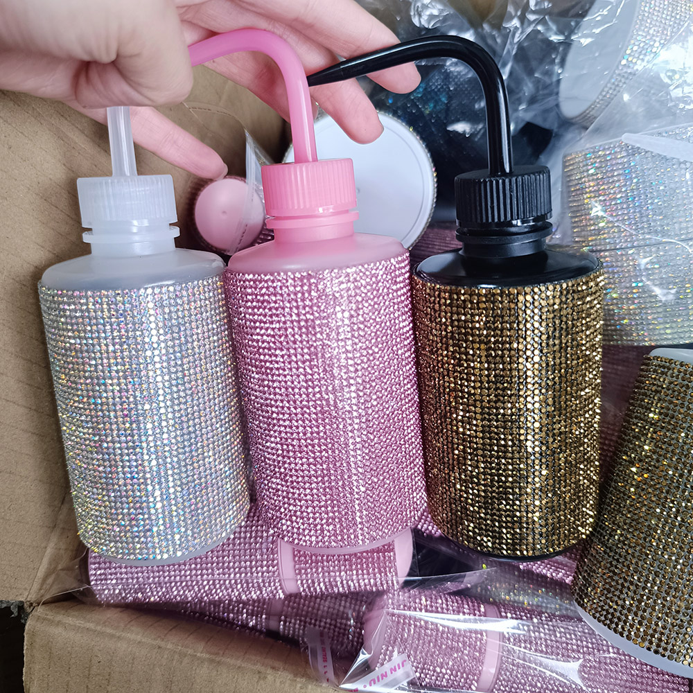 Random color bottle washing