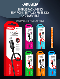 Cable Micro <span class=keywords><strong>USB</strong></span> Inteligente KAKUSIGA de 2 Metros y 5V con Función de Carga para Teléfono y Reloj Inteligente - Product Image 6