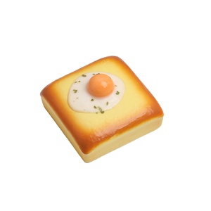 Mini <b>Egg</b> Toast Shape Bread Squishy Cute Small Trending <b>Toys</b> Wholesale PU Realistic Bread Slow Rising Squishy Stress-Relief <b>Toys</b> - Product Image 5